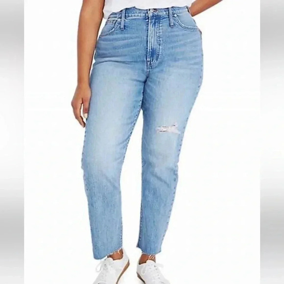Madewell the Perfect Vintage Crop Light Wash Jeans Size 26P - Picture 1 of 7